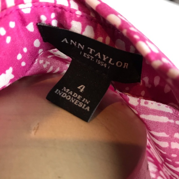 Ann Taylor long sleeve silk top - Picture 5 of 6
